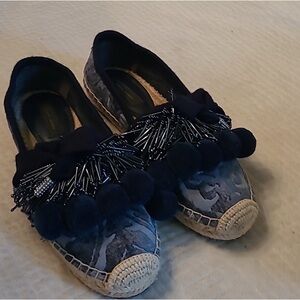 Marc Jacobs Black and Tan Espadrilles